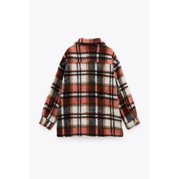 Zara plaid jacket NWT - Picture 3 of 7